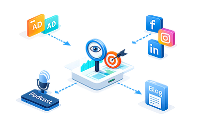 Colaboração de marketing e visibilidade